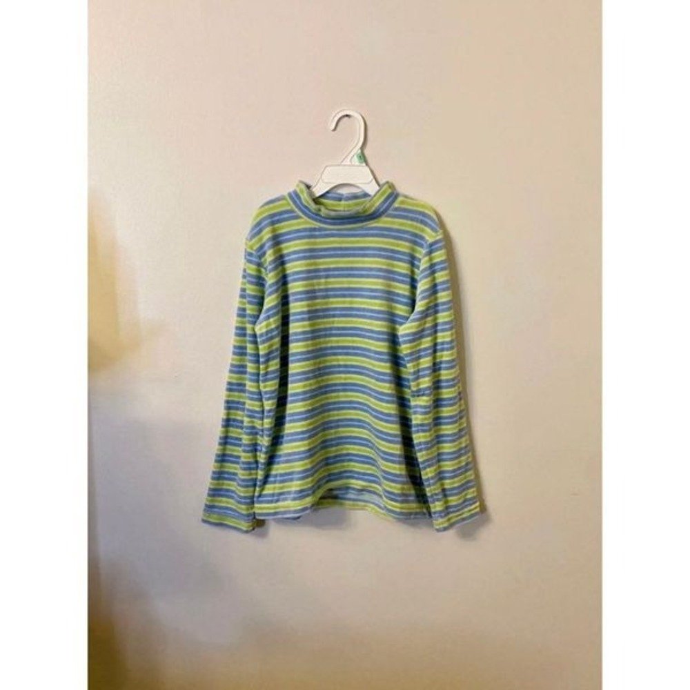 Retro‎ 1990s Jenny B Striped Velour Shirt